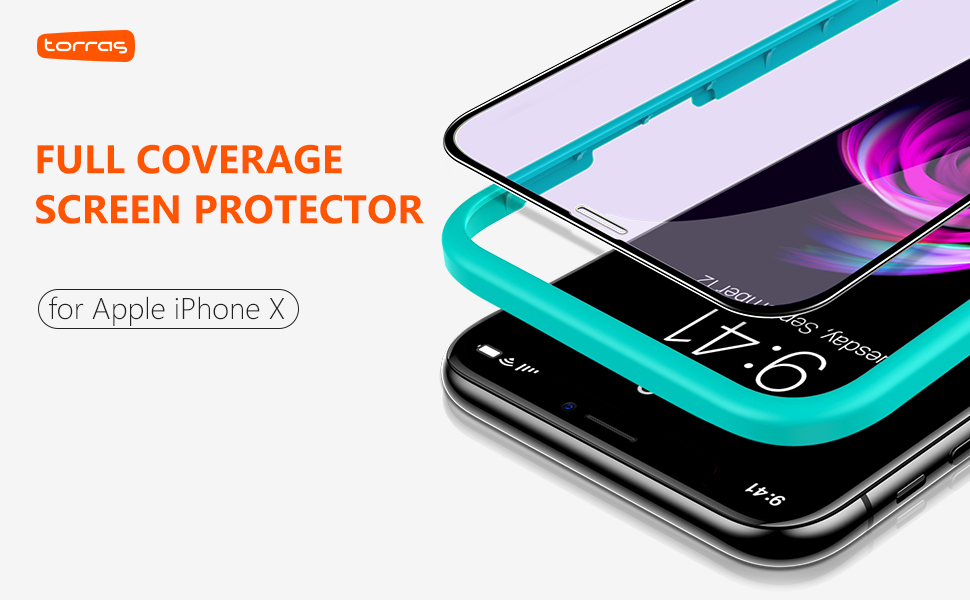 iPhone Xs Screen Protector/iPhone X Screen Protector, TORRAS [AntiBlue Light Eye