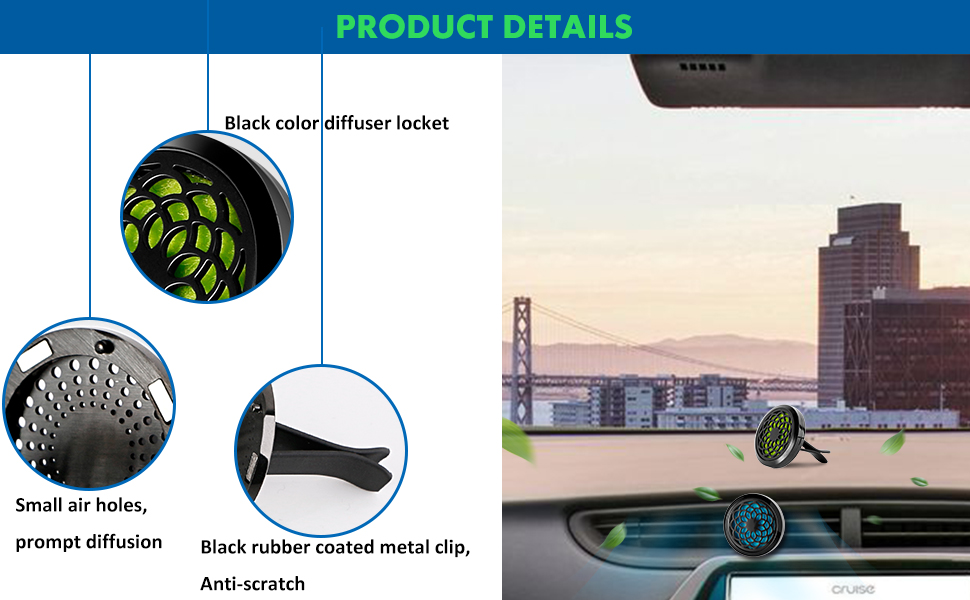 essential oil car diffuser vent clip