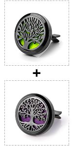 2pcs essential oil car diffuser vent clips