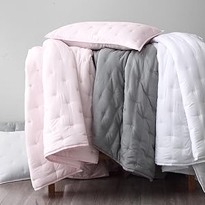 Chezmoi Collection Milo King Size Light Gray Soft Cooling Rayon Bamboo Polyester Quilt Light Gray King SizeSoft Cooling 841ada28 Ebbe 4745 84a8 9cd7418e037c. CR112,0,1776,1776 PT0 SX300