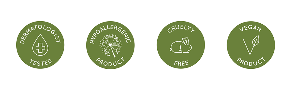 Dermatologist Tested Hypoallergenic product cruelty free vegan product vitamin c skin products