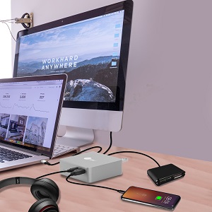 Pd Power delivery laptop charging mac usb c dock windows dell HP hdmi 4k 30hz