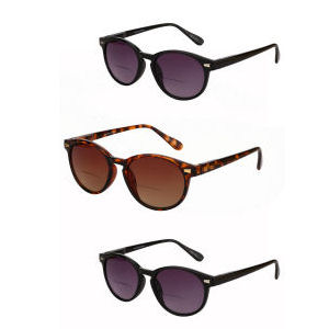 3 pair of "The Brilliance" outdoor reading sunglasses