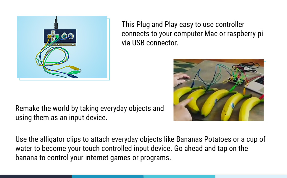 Vilros FunForce Touch Controller - Works with PC Mac and Raspberry Pi