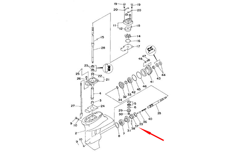 Clutch Dog for Yamaha Outboard Engine 4-Stroke F15 Boat Motor