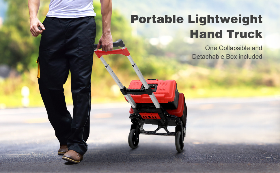 Cart Aluminum Folding 2Wheel Hand Cart