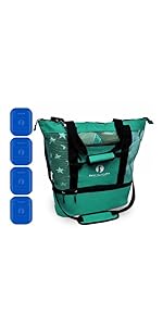 combo mesh cooler beach bag
