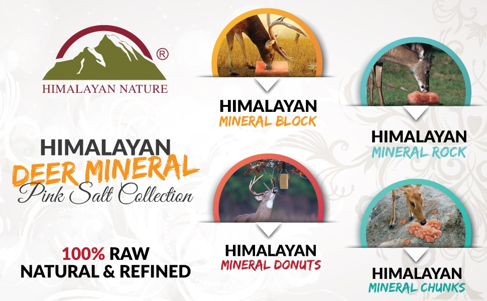 Himalayan Nature 100 Natural Himalayan Rock Deer Salt