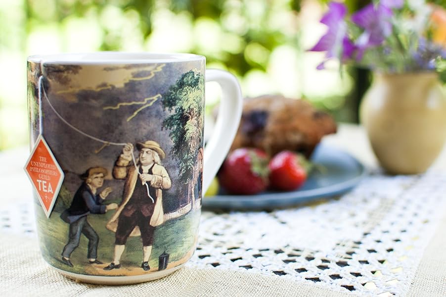Benjamin Franklin Electrici Tea Mug Recreate Franklin's Famous