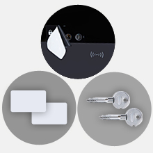 Cheopz Safe Watch Winder for 12 Automatic Watches - Secure access by card, code and key to the safe