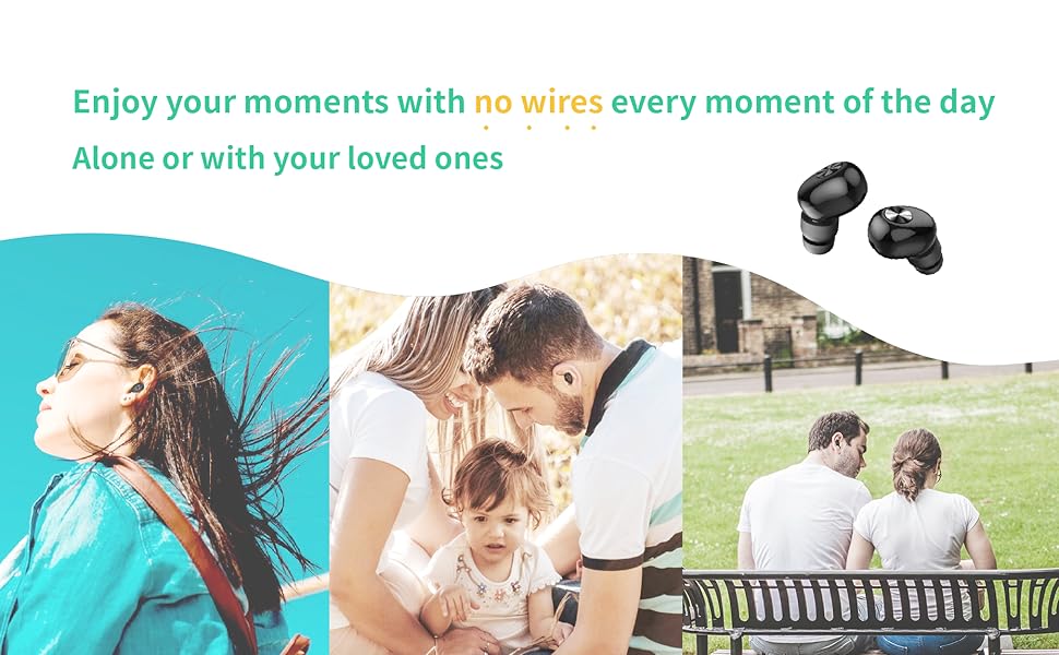 Bluetooth wireless earbuds tws headset earphone headphone true wiless earbuds sport earbuds