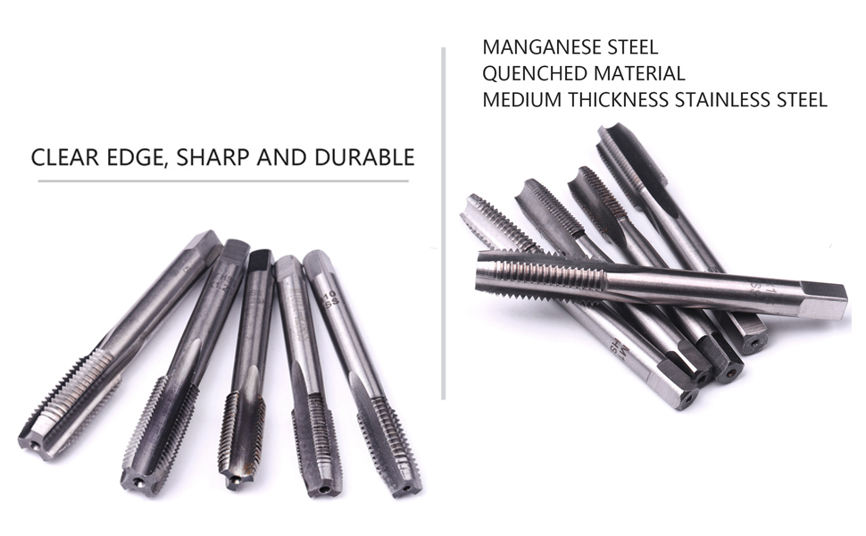 ATOPLEE Metric Thread Tap,M12 HSS Right Hand Thread Tap(M12x1.5