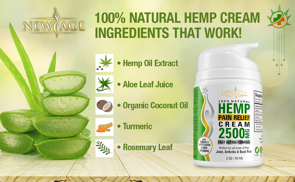 New Age Hemp Pain Relief Cream 2500 Mg diamond420.net