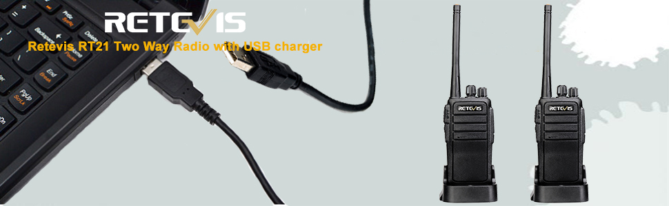 Two-Way Radios with USB charger
