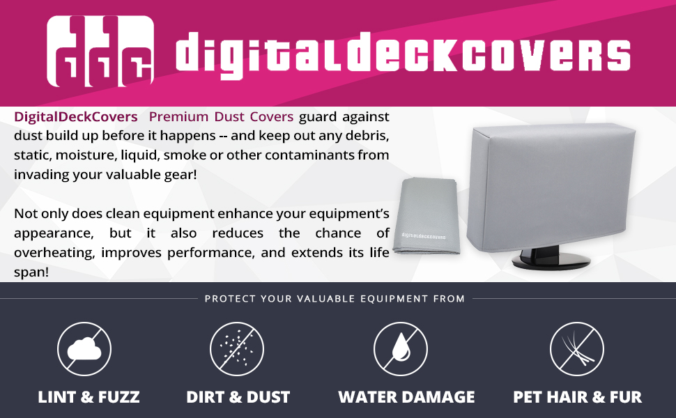 Computer Monitor Dust Cover 27 Inch LCD Flat Screen Protector