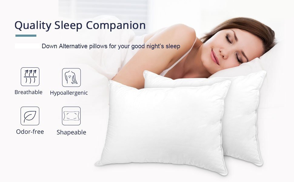 Amazon Com The Great American Store Bed Pillows For Sleeping Pack