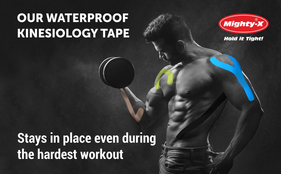 tape kinesiology sports k pro extreme rock kinetic sport uncut ktape precut tex gold beige muscle