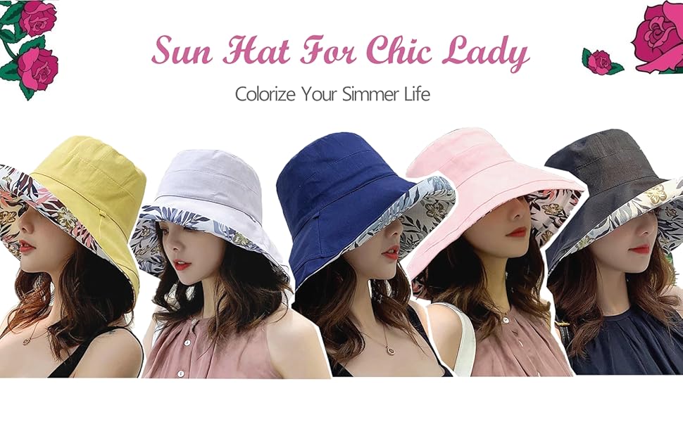 Sun Hat for Chic Lady 