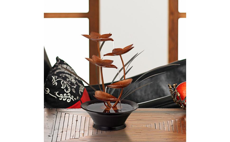 Bloomfield Zen Indoor TableTop Water Fountain 13" High