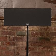 KLH Audio Story Center Channel Home Speaker with Stand