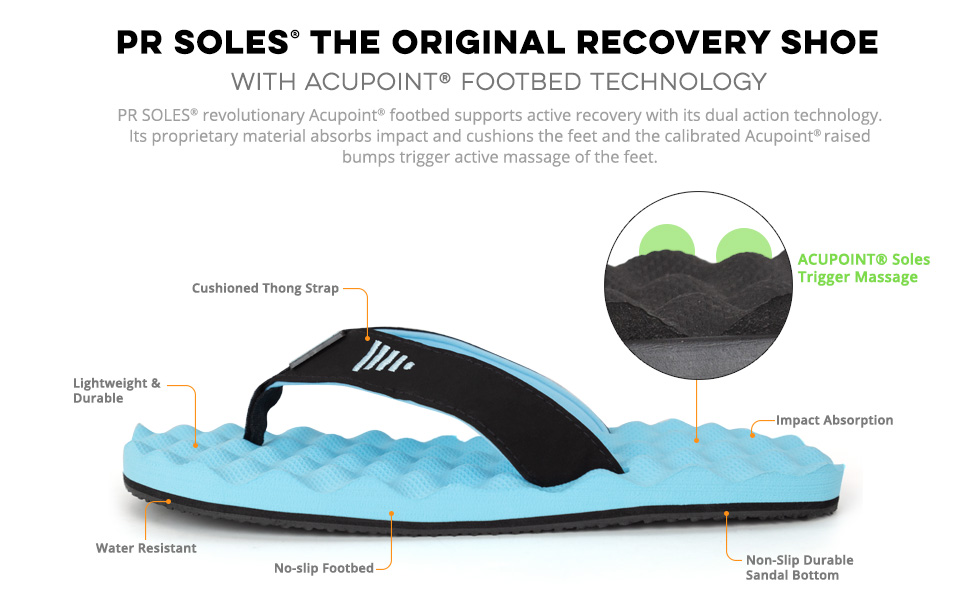 pr soles recovery flip flops