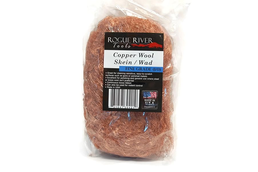 Copper Wool Skein, Pad, Wad 3.5 Oz Skein Fine Grade 1/0 Grade Made