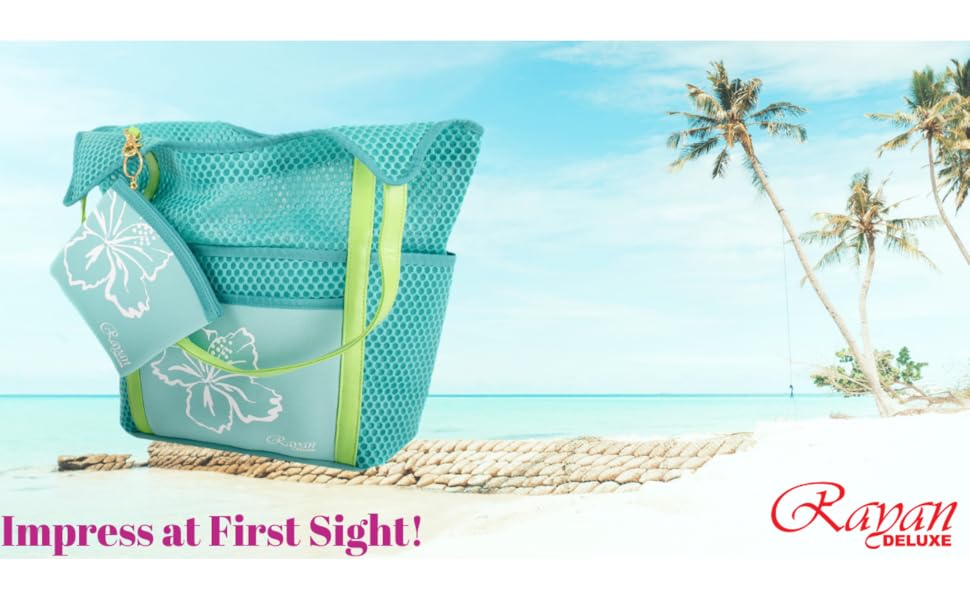 Amazoncom Rayan Deluxe Tote Bag Set For Cruise Essentials