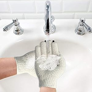 exfoliating gloves