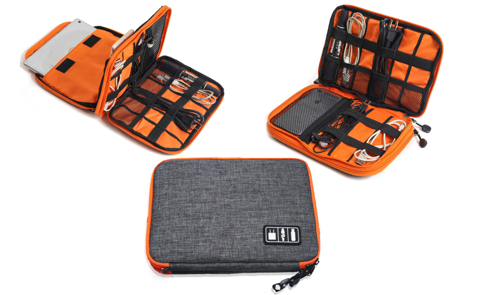 Elvoes Electronics Accessories Case, Waterproof Portable