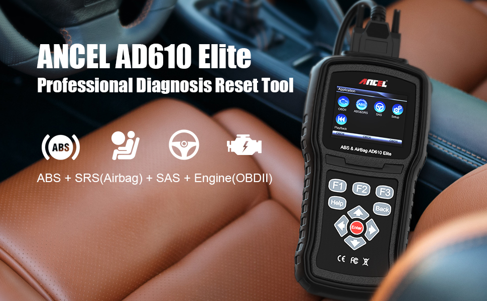 ANCEL AD610 Elite Automotive OBD II Car Code Reader Engine Diagnostic