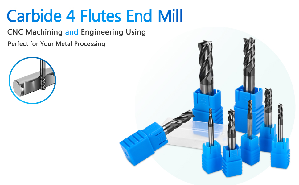 End Mill Set Metric CNC Milling Cutter Union Butterfield