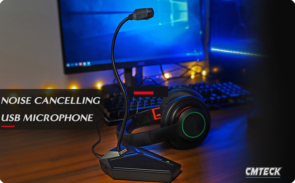 Amazon.com: USB Computer Microphone; Plug &Play Desktop Omnidirectional