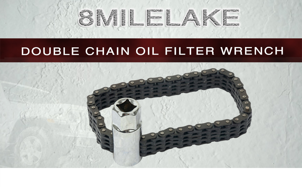 8MILELAKE Universal Chain Oil Filter Wrench Automotive