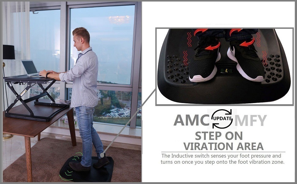 Vibrating Standing Desk Mats Anti fatigue Mat NotFlat