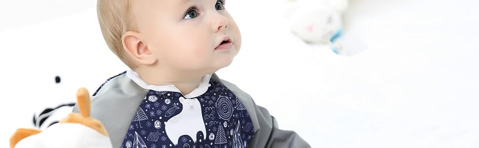 baby bibs with sleeves