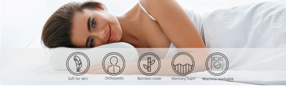 Orthopedic memory foam soft for skin almohadas ortopedicas sleep innovations pillow memory pillow