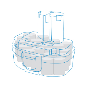 ExpertPower® 18v 3000mAh NiMh Extended Battery for Makita