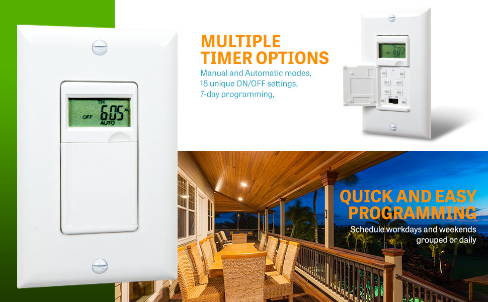 Enerlites Timer Switch Manual