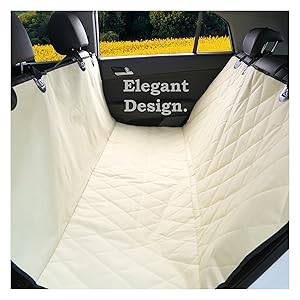 DELA DISCOUNT 096bdc8e-1d6f-4d33-9f6f-a009497a3cfd._CR0,0,2000,2000_PT0_SX300__ Pet Magasin Durable Black Pet Car Seat Cover Waterproof & Scratch Proof & Nonslip Backing & Hammock Style & Heavy Duty Back Seat Protector for Cars Trucks & SUVs  