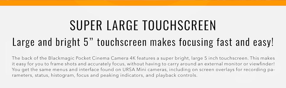 Blackmagic Design Pocket Cinema Camera 4K with Micro Four Thirds Mount 