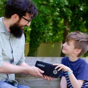 allermates allergies medical case id badge ice pack mini bottle benadryl