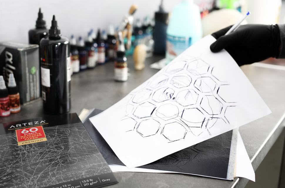 Arteza Graphite Transfer Paper, 9 x 13 Inches, 60 Sheets