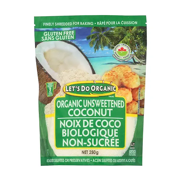 Coconut Shredded Unsweetened Lets Do Organic 3