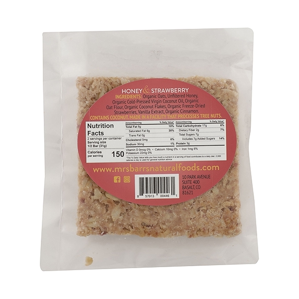 Sbarr Granola Bar Strawberry at Whole Foods Market