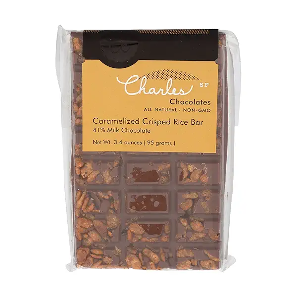 Caramelized Crisped Rice Bar, Milk Chocolate 41% Milk Chocolate 1