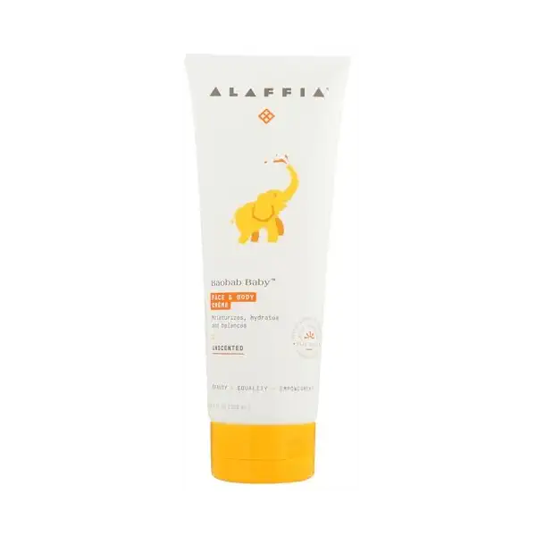 Unscented Baobab Baby Face & Body Creme, 8 FZ 1