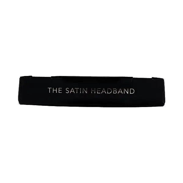 Black Satin Headband, 1 EA 3
