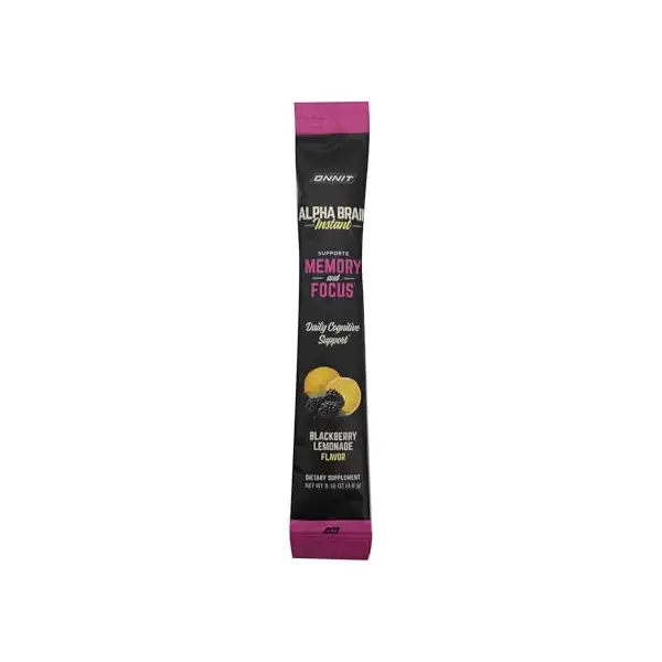 Alpha Brain Instant Blackberry Lemonade, 0.16 OZ 1