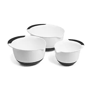 3 Piece Mixing Bowl Set Plastic Asst, 3 EA