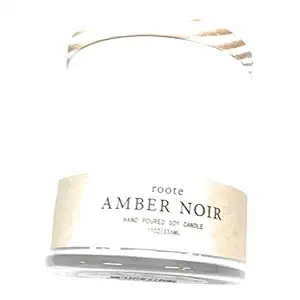 Amber Noir White Tumbler Candle, 8 OZ